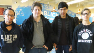 Students at the Blick Art Store